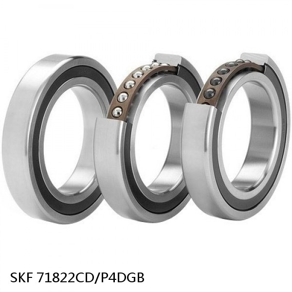 71822CD/P4DGB SKF Super Precision,Super Precision Bearings,Super Precision Angular Contact,71800 Series,15 Degree Contact Angle