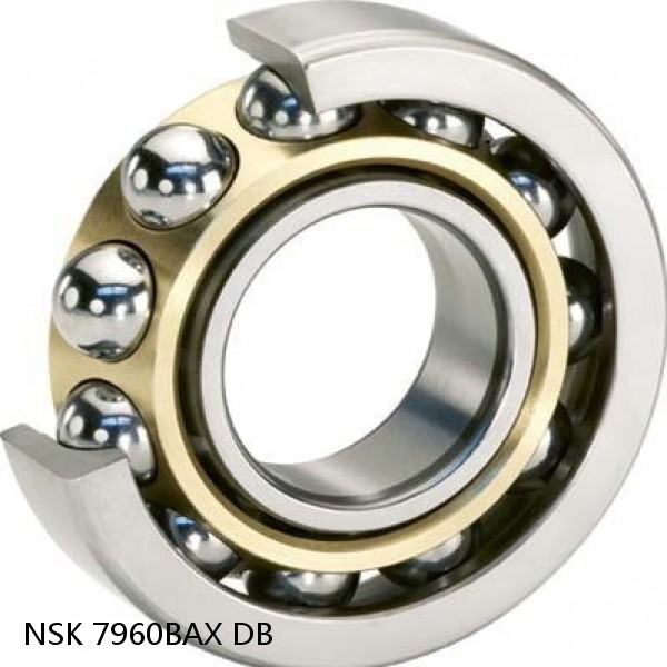 7960BAX DB NSK Angular contact ball bearing